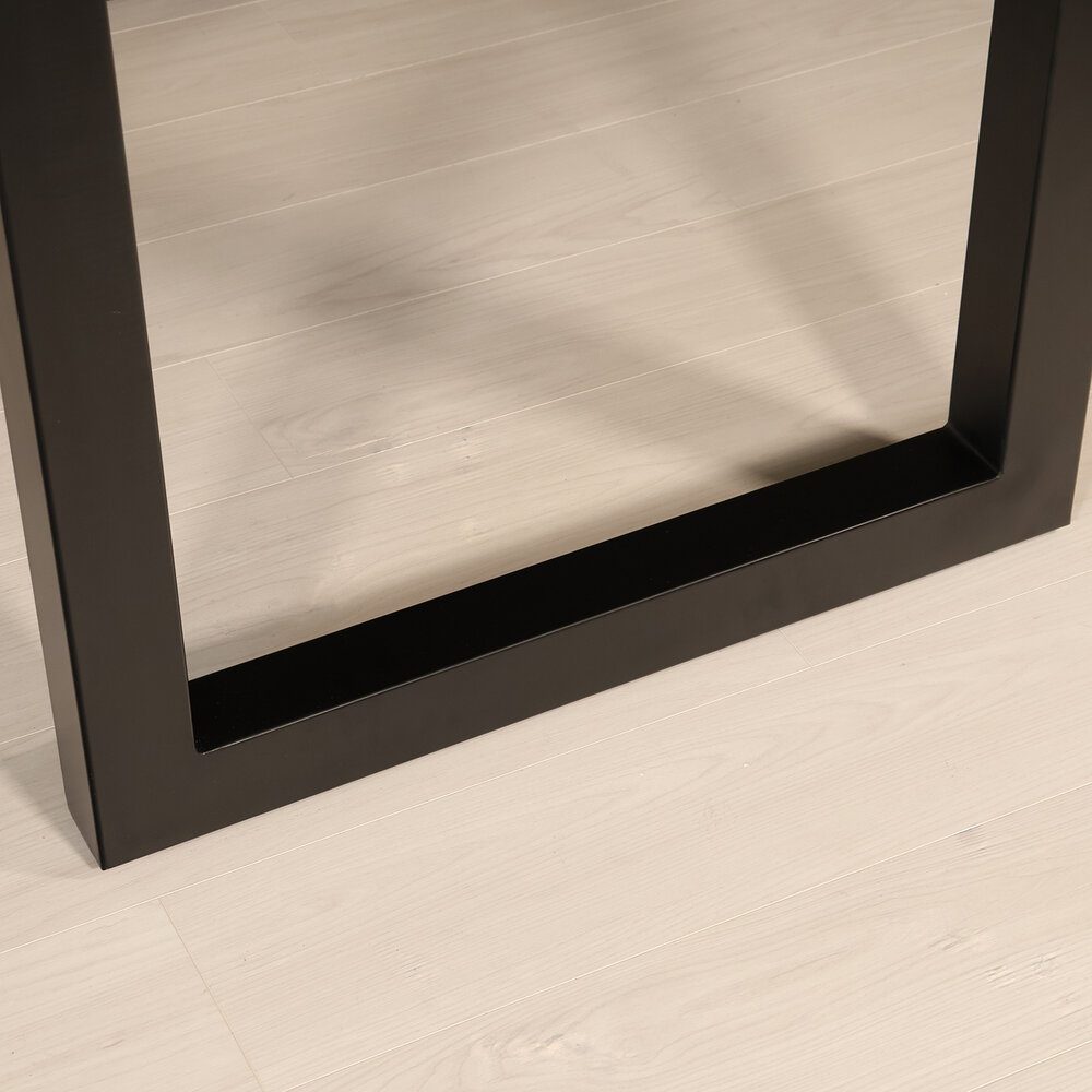 Bartafel Pixie 140cm zwart mangohout