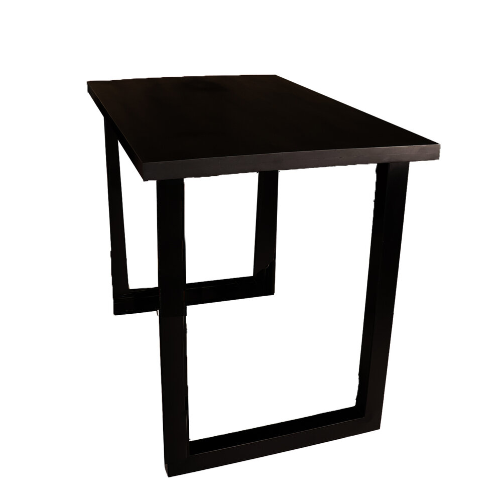 Bartafel Pixie 140cm zwart mangohout