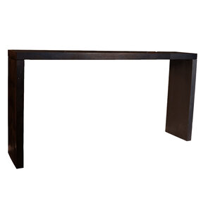 Lizzely Garden & Living Bijzettafel 150cm mangohout Randy zwart Lizzely Garden & Living Bijzettafel 150cm mangohout Randy zwart