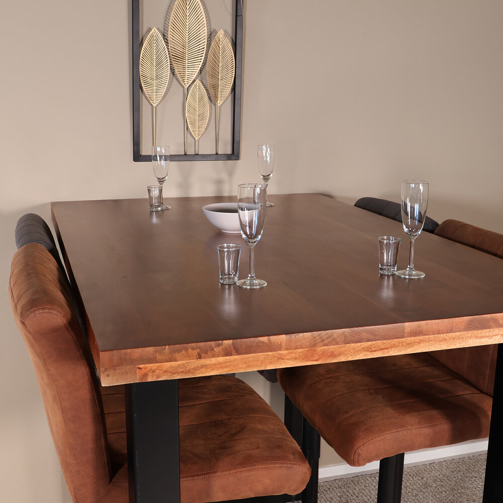 Bartafel Pixie 140cm bruin mangohout