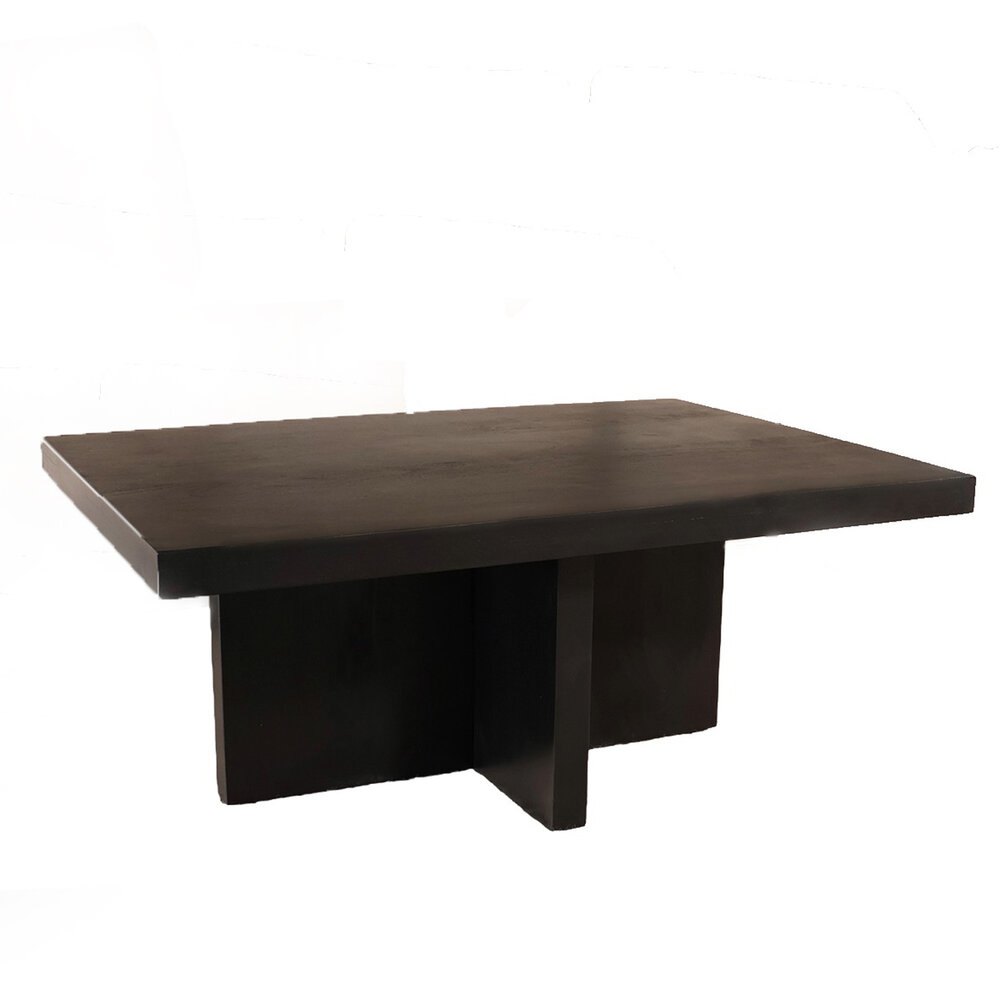Salontafel 85cm mangohout Tori zwart Salontafel 85cm mangohout Tori zwart