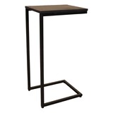 Lizzely Garden & Living Bijzettafel Jerry 74cm zwart mangohout Lizzely Garden & Living Bijzettafel Jerry 74cm zwart mangohout