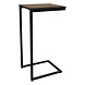 Lizzely Garden & Living Bijzettafel Industrieel Jerry 74cm zwart mangohout Lizzely Garden & Living Bijzettafel Industrieel Jerry 74cm zwart mangohout
