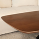 Lizzely Garden & Living Salontafel deens ovaal mangohout 130cm Livy walnoot Lizzely Garden & Living Salontafel deens ovaal mangohout 130cm Livy walnoot