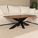 Lizzely Garden & Living Salontafel deens ovaal mangohout 130cm Livy walnoot Lizzely Garden & Living Salontafel deens ovaal mangohout 130cm Livy walnoot