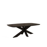 Lizzely Garden & Living Salontafel deens ovaal mangohout 130cm zwart Livy Lizzely Garden & Living Salontafel deens ovaal mangohout 130cm zwart Livy