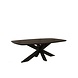 Lizzely Garden & Living Salontafel deens ovaal mangohout 130cm Livy zwart Lizzely Garden & Living Salontafel deens ovaal mangohout 130cm Livy zwart