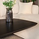 Lizzely Garden & Living Salontafel deens ovaal mangohout 130cm Livy zwart Lizzely Garden & Living Salontafel deens ovaal mangohout 130cm Livy zwart
