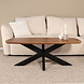 Lizzely Garden & Living Salontafel deens ovaal mangohout 120cm Livy walnoot Lizzely Garden & Living Salontafel deens ovaal mangohout 120cm Livy walnoot