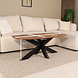 Lizzely Garden & Living Salontafel deens ovaal mangohout 120cm Livy walnoot Lizzely Garden & Living Salontafel deens ovaal mangohout 120cm Livy walnoot
