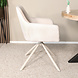 Lizzely Garden & Living Eetkamerstoel draaibaar beige Lies met beige poot Lizzely Garden & Living Eetkamerstoel draaibaar beige Lies met beige poot