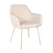 Lizzely Garden & Living Eetkamerstoel Maris beige met beige poot Lizzely Garden & Living Eetkamerstoel Maris beige met beige poot