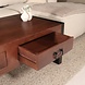 Lizzely Garden & Living Salontafel rechthoekig met lades walnoot bruin mangohout 120cm Kai Lizzely Garden & Living Salontafel rechthoekig met lades walnoot bruin mangohout 120cm Kai