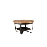 Lizzely Garden & Living Salontafel rond mangohout Tycho bruin 70cm Lizzely Garden & Living Salontafel rond mangohout Tycho bruin 70cm