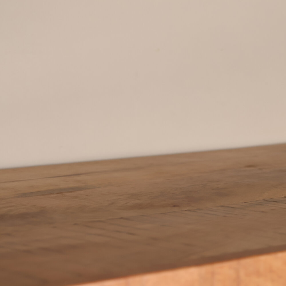 Dressoir mangohout Jazzy bruin zwart ladekast industrieel 200x85cm duurzaam mango kast Dressoir mangohout Jazzy bruin zwart ladekast industrieel 200x85cm duurzaam mango kast