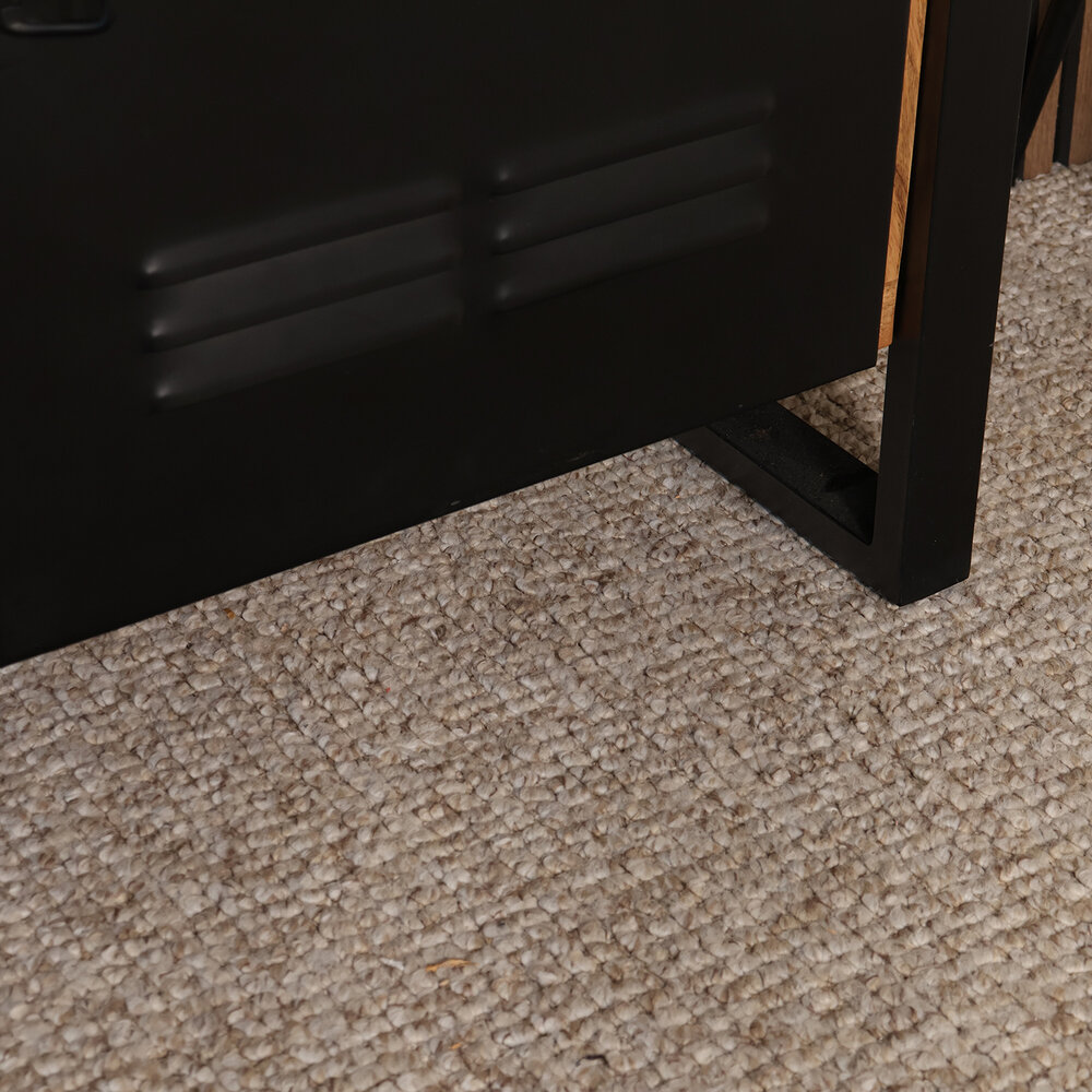 Dressoir mangohout Jazzy bruin zwart ladekast industrieel 200x85cm duurzaam mango kast Dressoir mangohout Jazzy bruin zwart ladekast industrieel 200x85cm duurzaam mango kast