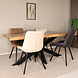 Lizzely Garden & Living Eettafel langwerpig mangohout 200cm lichtbruin John langwerpige tafel duurzaam mango eetkamertafel Lizzely Garden & Living Eettafel langwerpig mangohout 200cm lichtbruin John langwerpige tafel duurzaam mango eetkamertafel