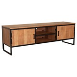 Lizzely Garden & Living TV meubel bruin mangohout 150cm Liv Lizzely Garden & Living TV meubel bruin mangohout 150cm Liv