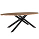 Lizzely Garden & Living Eettafel ovaal 210cm Twist bruin ovale eettafel Lizzely Garden & Living Eettafel ovaal 210cm Twist bruin ovale eettafel