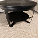Lizzely Garden & Living Salontafel rond mangohout Tycho zwart 70cm Lizzely Garden & Living Salontafel rond mangohout Tycho zwart 70cm