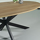 Lizzely Garden & Living Eettafel Rato ovaal 200cm lichtbruin MDF Lizzely Garden & Living Eettafel Rato ovaal 200cm lichtbruin MDF