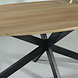 Lizzely Garden & Living Eettafel Rato ovaal 200cm lichtbruin MDF Lizzely Garden & Living Eettafel Rato ovaal 200cm lichtbruin MDF