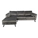 Lizzely Garden & Living Hoekbank Hilde 270cm donkergrijs velvet links Lizzely Garden & Living Hoekbank Hilde 270cm donkergrijs velvet links