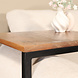 Lizzely Garden & Living Bijzettafel Industrieel Jerry 74cm bruin mangohout Lizzely Garden & Living Bijzettafel Industrieel Jerry 74cm bruin mangohout
