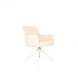 Lizzely Garden & Living Eetkamerstoel draaibaar beige chenille Lumi met beige poot Lizzely Garden & Living Eetkamerstoel draaibaar beige chenille Lumi met beige poot