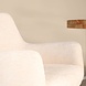 Lizzely Garden & Living Eetkamerstoel draaibaar beige chenille Lumi met beige poot Lizzely Garden & Living Eetkamerstoel draaibaar beige chenille Lumi met beige poot