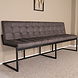 Lizzely Garden & Living Eetkamerbank Vito 220cm antraciet microvezel eetbank Lizzely Garden & Living Eetkamerbank Vito 220cm antraciet microvezel eetbank