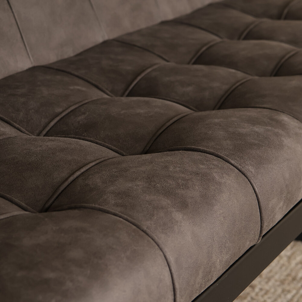 Eetkamerbank Vito 220cm antraciet microvezel eetbank Eetkamerbank Vito 220cm antraciet microvezel eetbank