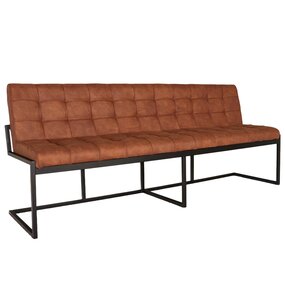 Lizzely Garden & Living Eetkamerbank Vito 220cm cognac microvezel Lizzely Garden & Living Eetkamerbank Vito 220cm cognac microvezel