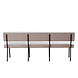Lizzely Garden & Living Eetkamerbank Wendy 220cm zand stof Lizzely Garden & Living Eetkamerbank Wendy 220cm zand stof