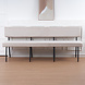 Lizzely Garden & Living Eetkamerbank Wendy 220cm zand stof Lizzely Garden & Living Eetkamerbank Wendy 220cm zand stof