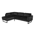 Hoekbank design Puckerto 290cm bank velvet antraciet hoek loungebank links bankstel Hoekbank design Puckerto 290cm bank velvet antraciet hoek loungebank links bankstel
