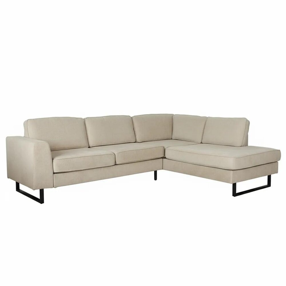 Hoekbank design Puckerto 290cm bank taupe velvet hoek loungebank rechts bankstel Hoekbank design Puckerto 290cm bank taupe velvet hoek loungebank rechts bankstel