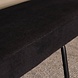 Lizzely Garden & Living Eetkamerbank Wendy 220cm zwart stof eetbank Lizzely Garden & Living Eetkamerbank Wendy 220cm zwart stof eetbank