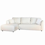 Lizzely Garden & Living Hoekbank Hudson 280cm chenille beige links Lizzely Garden & Living Hoekbank Hudson 280cm chenille beige links