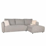 Lizzely Garden & Living Hoekbank Hudson 280cm chenille donkergrijs rechts Lizzely Garden & Living Hoekbank Hudson 280cm chenille donkergrijs rechts