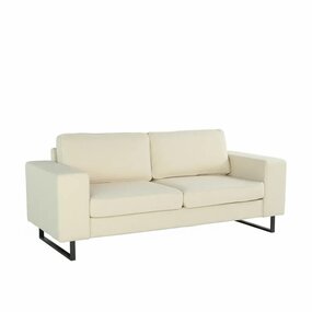 Lizzely Garden & Living Zitbank Zora 2,5-zits beige teddy bank stof bankstel