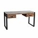 Lizzely Garden & Living Bureau Morris 145cm industrieel duurzaam massief mangohout Lizzely Garden & Living Bureau Morris 145cm industrieel duurzaam massief mangohout