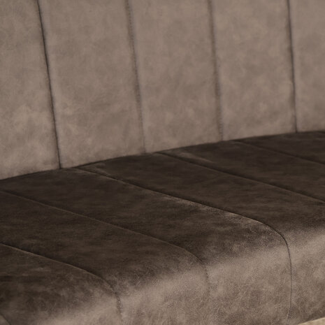 Lizzely Garden & Living Eetkamerbank Menzo ovaal 180cm antraciet microvezel ovale eetbank Lizzely Garden & Living Eetkamerbank Menzo ovaal 180cm antraciet microvezel ovale eetbank