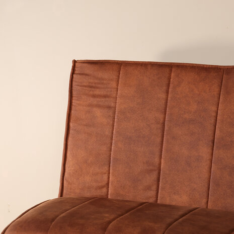 Lizzely Garden & Living Eetkamerbank Menzo ovaal 180cm cognac microvezel ovale eetbank Lizzely Garden & Living Eetkamerbank Menzo ovaal 180cm cognac microvezel ovale eetbank