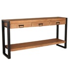 Bijzettafel 150cm mangohout Vera bruin Bijzettafel 150cm mangohout Vera bruin