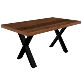 Lizzely Garden & Living Eettafel rechthoekig Xavier 160x90cm duurzaam mangohout tafel met X-poot mango eetkamertafel langwerpig Lizzely Garden & Living Eettafel rechthoekig Xavier 160x90cm duurzaam mangohout tafel met X-poot mango eetkamertafel langwerpig