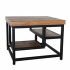 Salontafel mangohout Sunny 60cm industrieel mango Salontafel mangohout Sunny 60cm industrieel mango