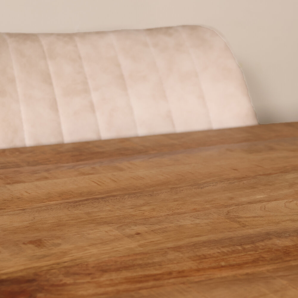 Eettafel langwerpig mangohout 180cm lichtbruin John langwerpige tafel duurzaam mango eetkamertafel Eettafel langwerpig mangohout 180cm lichtbruin John langwerpige tafel duurzaam mango eetkamertafel