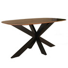 Eettafel deens ovaal mangohout 180cm Austin bruin ovale tafel duurzaam mango eetkamertafel Eettafel deens ovaal mangohout 180cm Austin bruin ovale tafel duurzaam mango eetkamertafel