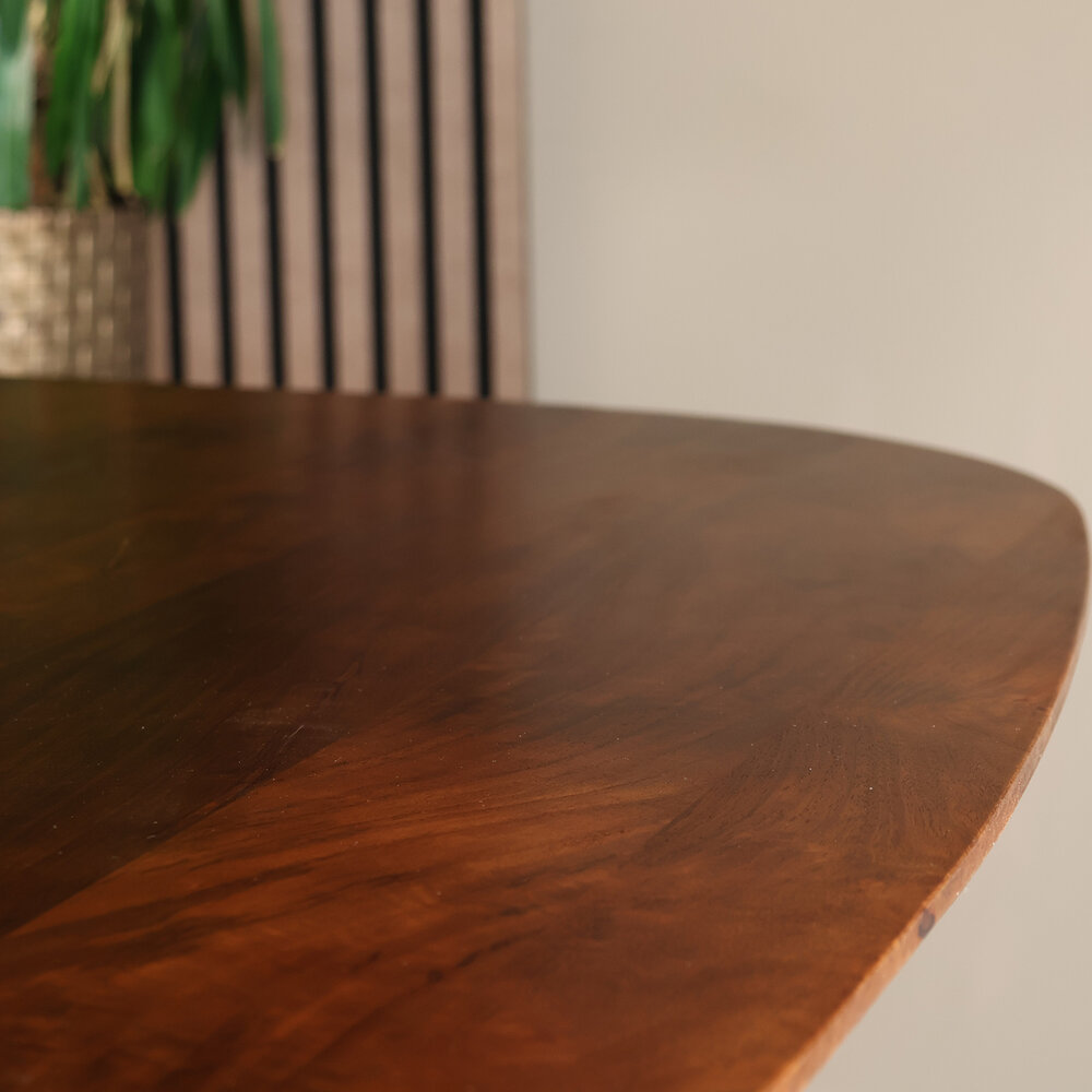 Eettafel deens ovaal mangohout 180cm Austin bruin ovale tafel duurzaam mango eetkamertafel Eettafel deens ovaal mangohout 180cm Austin bruin ovale tafel duurzaam mango eetkamertafel